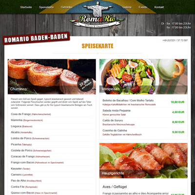 Gastronomie Webseite erstellen lassen