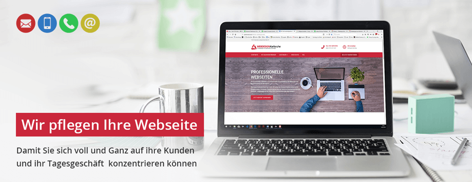 Webseitenbetreuung und Webseitenpflege